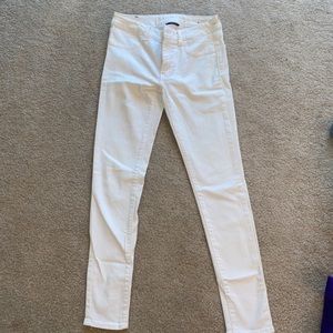white super super stretch american eagle jeans